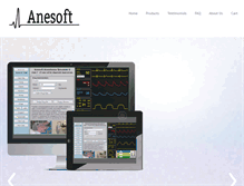 Tablet Screenshot of anesoft.com